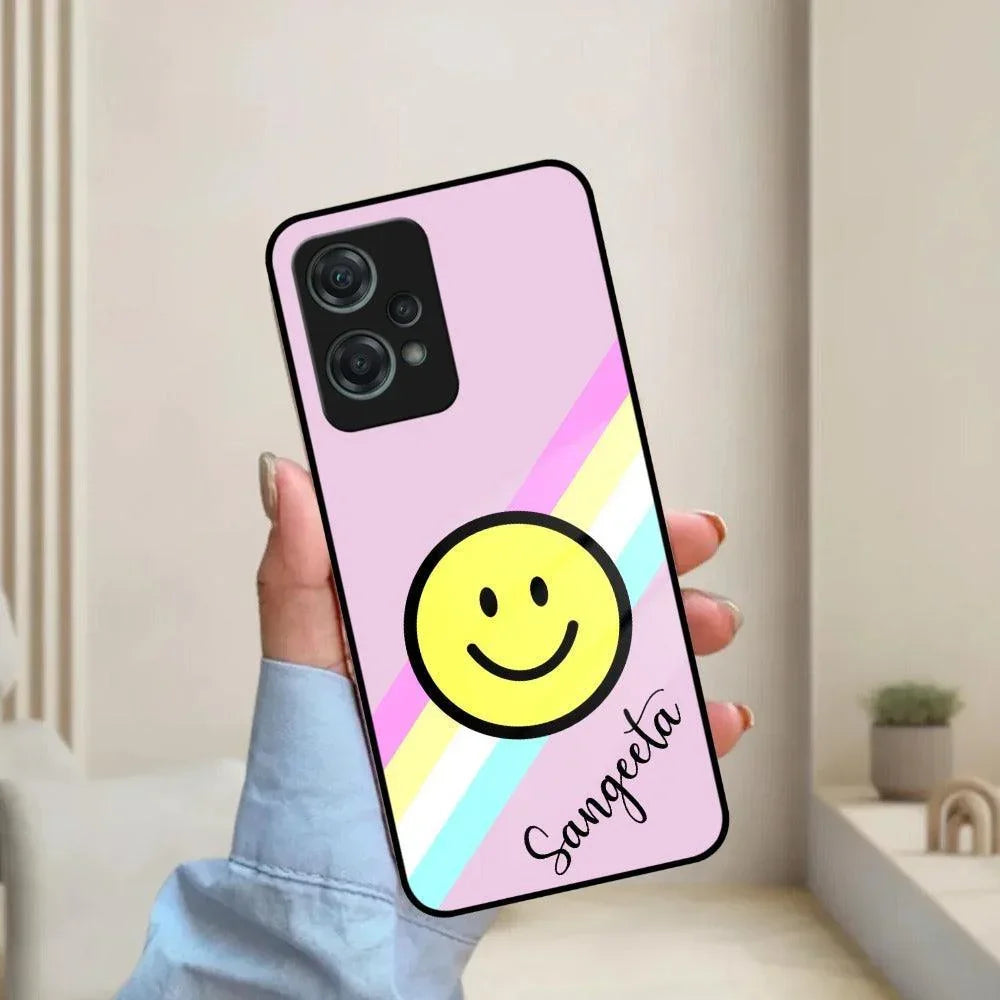 Smiley Glass Case Cover For OnePlus - ShopOnCliQ