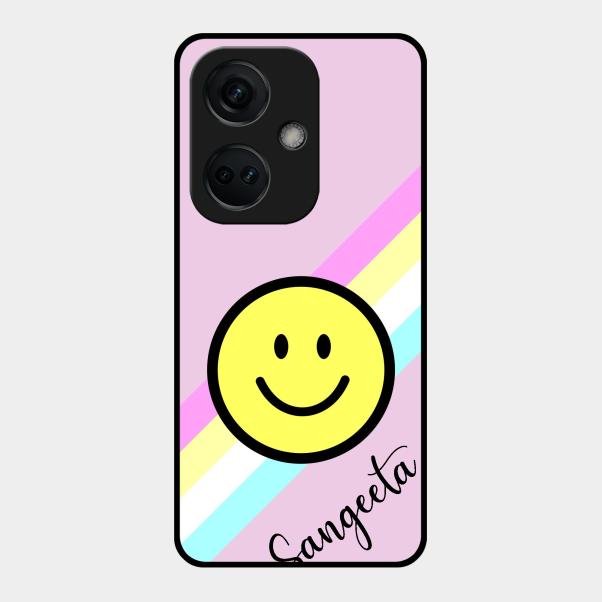 Smiley Glass Case Cover For Oneplus Nord Ce 3 5G