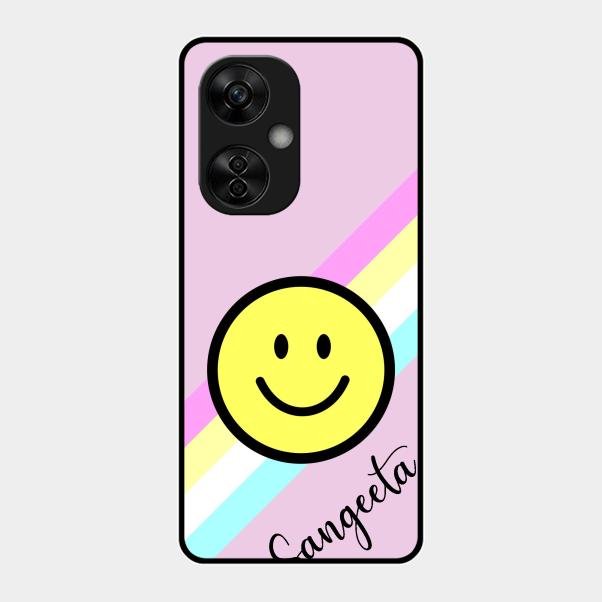 Smiley Glass Case Cover For Oneplus Nord Ce 3 Lite 5G