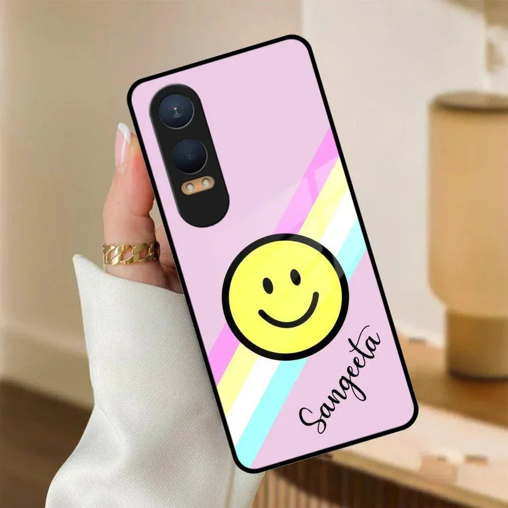 Smiley Glass Case Cover For OnePlus - ShopOnCliQ