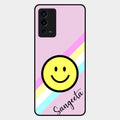 Smiley Glass Case Cover For Oppo A55