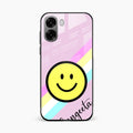 Smiley Glass Case Cover For Oppo A6X 5G