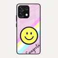 Smiley Glass Case Cover For Oppo F31 5G