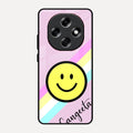 Smiley Glass Case Cover For Oppo F31 Pro 5G