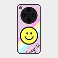 Smiley Glass Case Cover For Oppo Find X8 Pro 5G