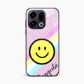 Smiley Glass Case Cover For Oppo Find X9 5G