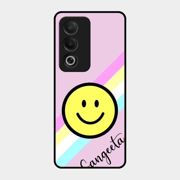 Smiley Glass Case Cover For Oppo K12X 5G