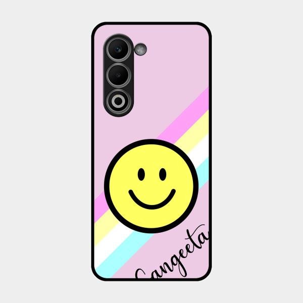 Smiley Glass Case Cover For Oppo K13X 5G