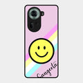 Smiley Glass Case Cover For Oppo Reno 11 5G