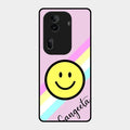 Smiley Glass Case Cover For Oppo Reno 11 Pro 5G