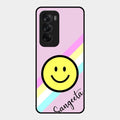Smiley Glass Case Cover For Oppo Reno 12 5G