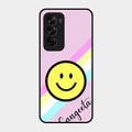 Smiley Glass Case Cover For Oppo Reno 12 Pro 5G