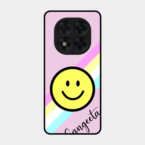 Smiley Glass Case Cover For Poco X7 5G