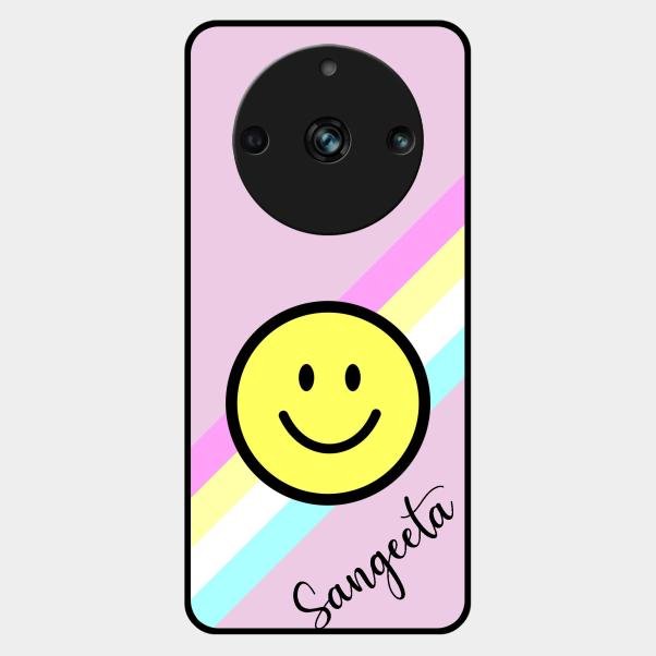Smiley Glass Case Cover For Realme 11 Pro Plus 5G