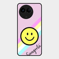 Smiley Glass Case Cover For Realme 11X 5G