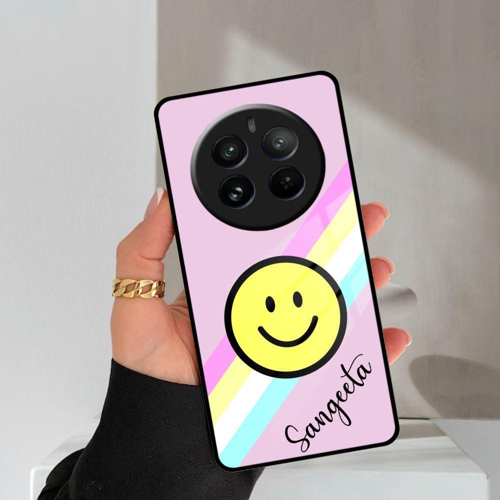 Smiley Glass Case Cover For Realme/Narzo - ShopOnCliQ