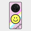 Smiley Glass Case Cover For Realme 12 Pro 5G