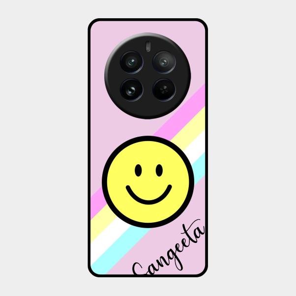 Smiley Glass Case Cover For Realme 12 Pro 5G