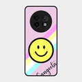 Smiley Glass Case Cover For Realme 13 Plus 5G