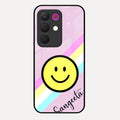 Smiley Glass Case Cover For Realme 15X 5G