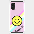 Smiley Glass Case Cover For Realme 7 Pro