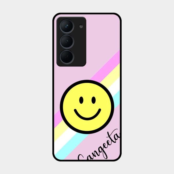 Smiley Glass Case Cover For Realme Narzo 80X 5G