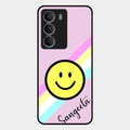 Smiley Glass Case Cover For Realme P3 Lite 5G