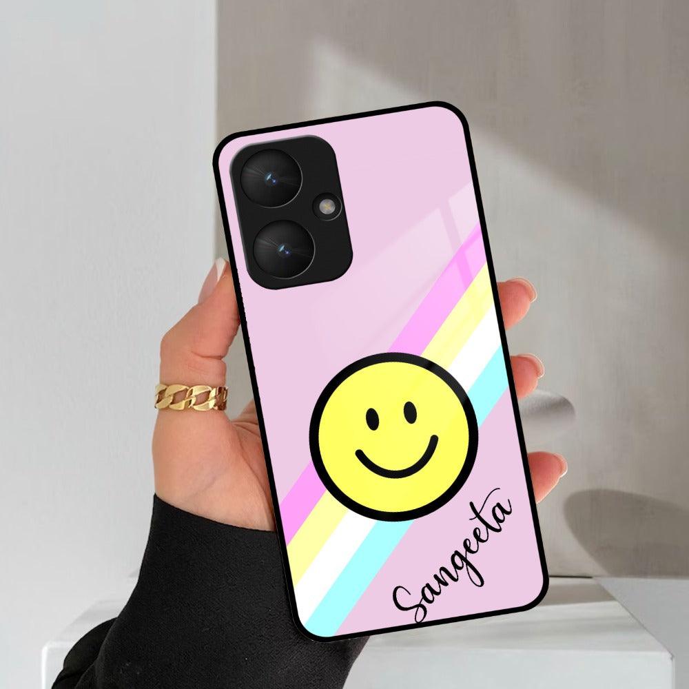 Smiley Glass Case Cover For Redmi/Xiaomi - ShopOnCliQ