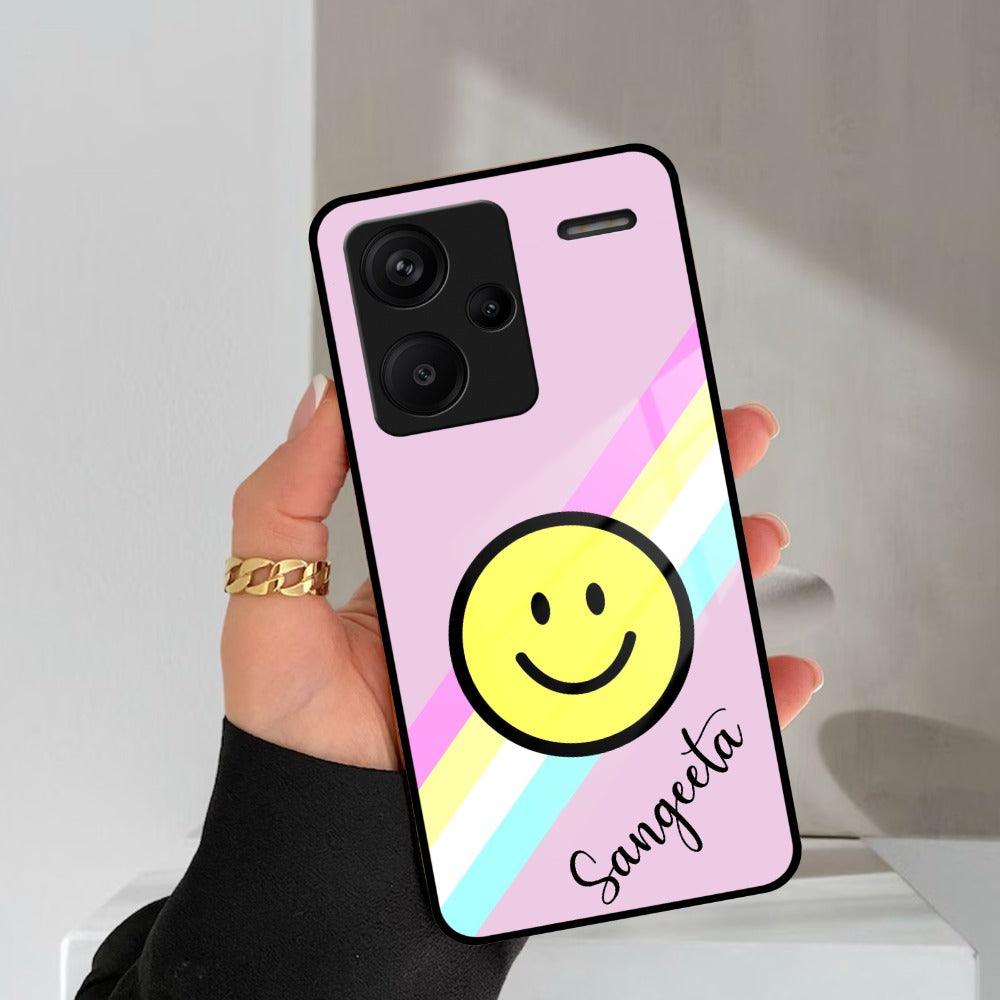 Smiley Glass Case Cover For Redmi/Xiaomi - ShopOnCliQ