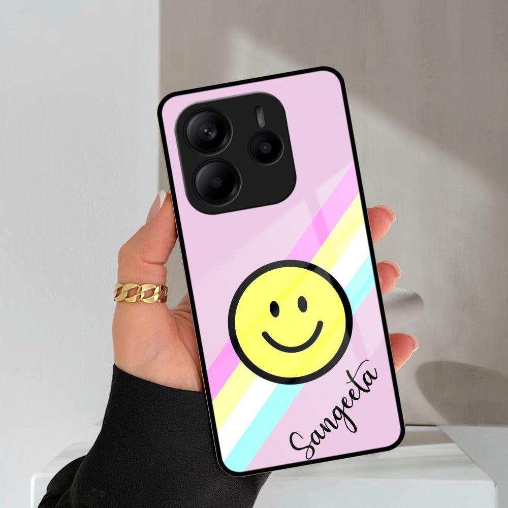 Smiley Glass Case Cover For Redmi/Xiaomi - ShopOnCliQ
