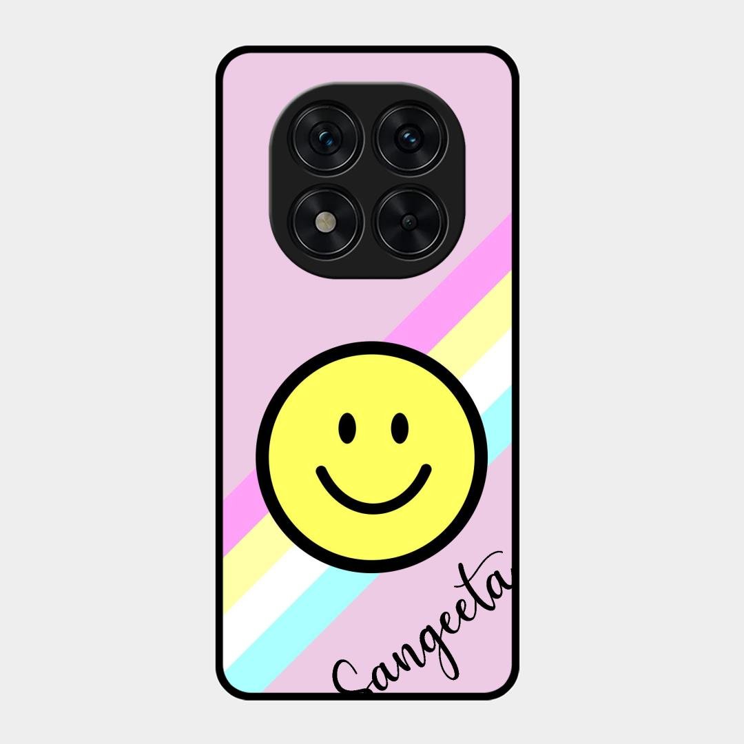 Smiley Glass Case Cover For Redmi Note 15 Pro 5G