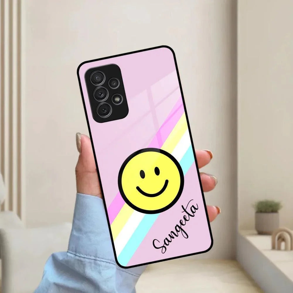 Smiley Glass Case Cover For Samsung - ShopOnCliQ
