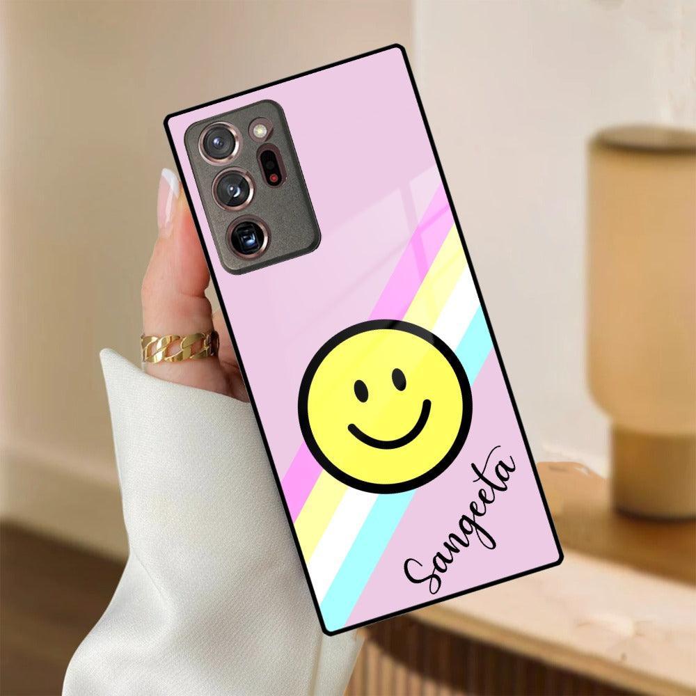 Smiley Glass Case Cover For Samsung - ShopOnCliQ