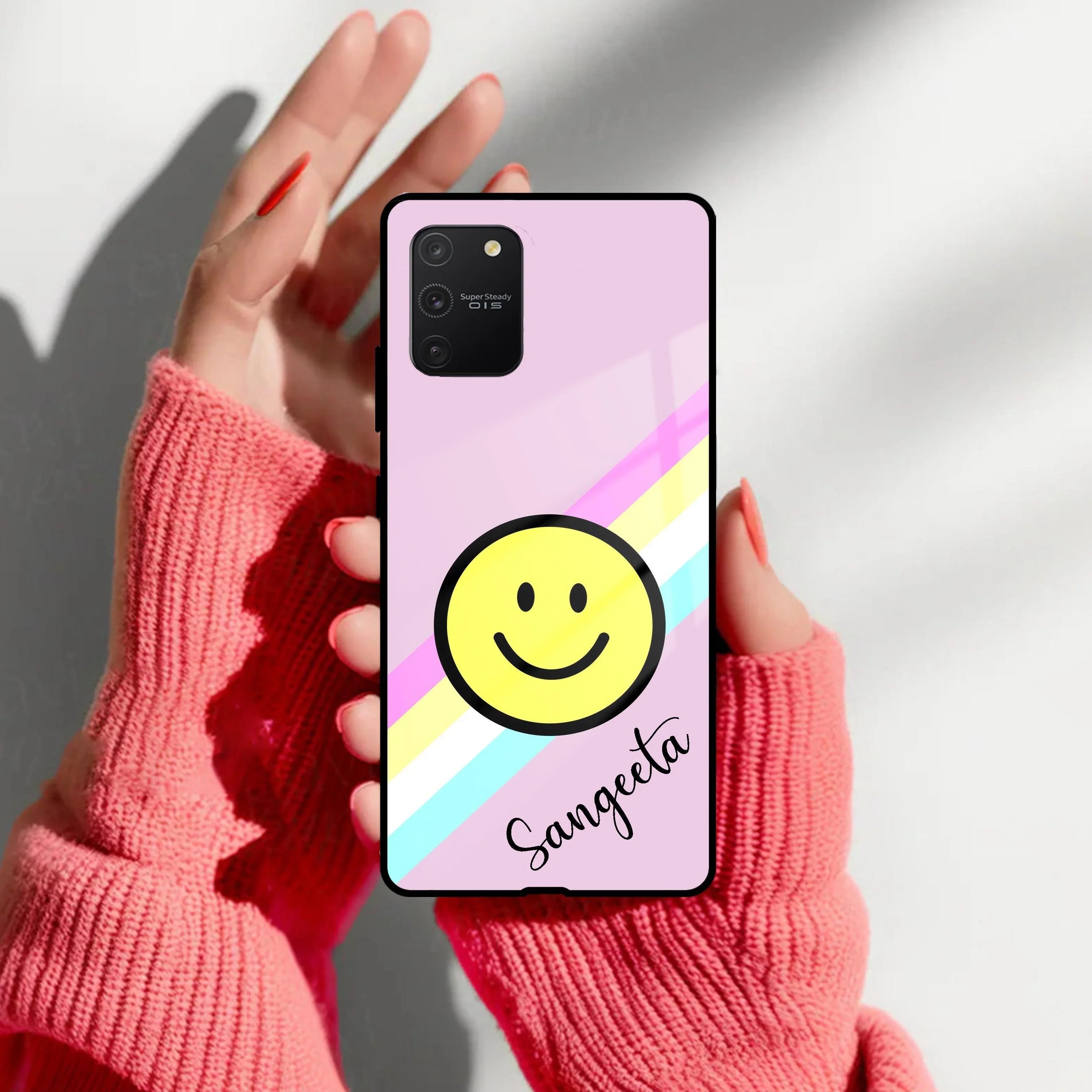 Smiley Glass Case Cover For Samsung - ShopOnCliQ