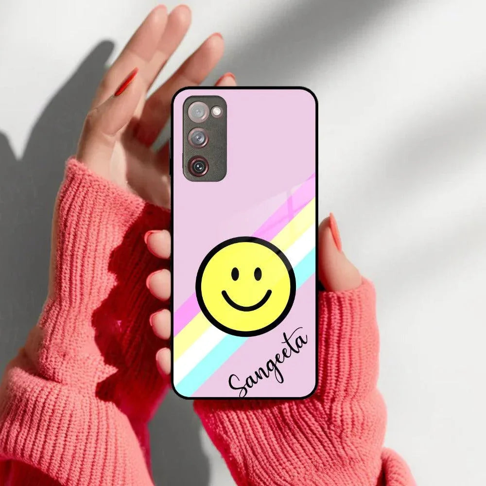 Smiley Glass Case Cover For Samsung - ShopOnCliQ