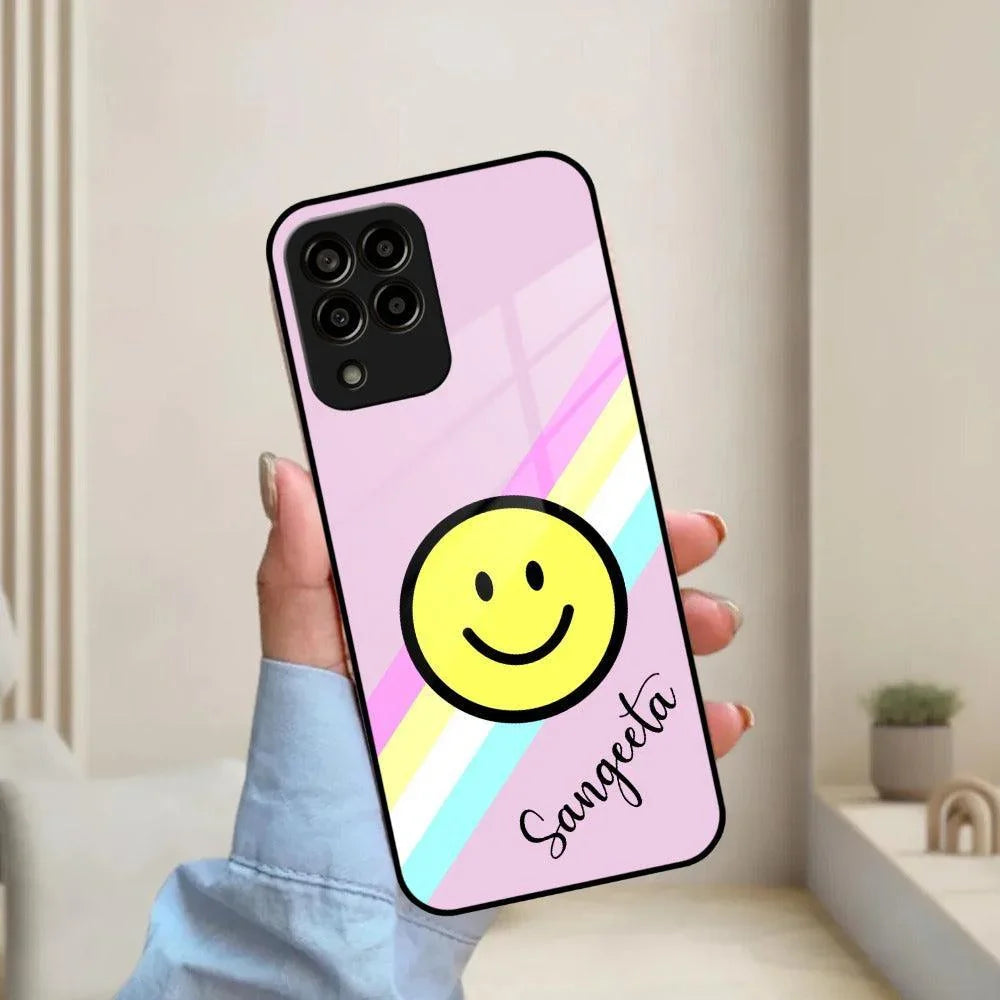 Smiley Glass Case Cover For Samsung - ShopOnCliQ