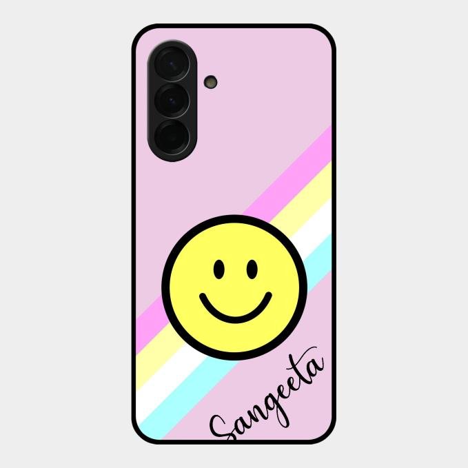 Smiley Glass Case Cover For Samsung Galaxy A26 5G