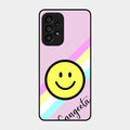 Smiley Glass Case Cover For Samsung Galaxy A53 5G