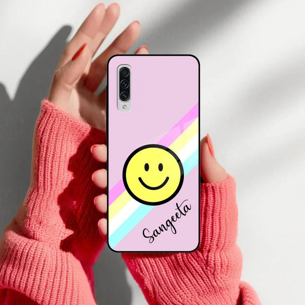 Smiley Glass Case Cover For Samsung - ShopOnCliQ