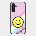 Smiley Glass Case Cover For Samsung Galaxy M16 5G
