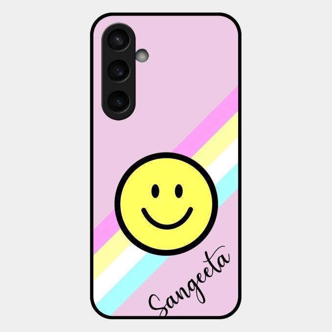 Smiley Glass Case Cover For Samsung Galaxy S23 Fe 5G