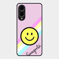 Smiley Glass Case Cover For Samsung Galaxy S25 Edge 5G