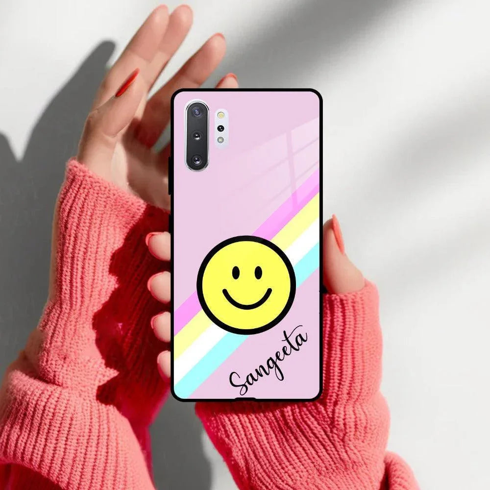 Smiley Glass Case Cover For Samsung - ShopOnCliQ