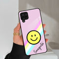 Smiley Glass Case Cover For Samsung Galaxy M42 5G