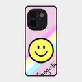 Smiley Glass Case Cover For Vivo T3 Pro 5G