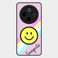 Smiley Glass Case Cover For Vivo T4 5G