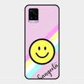 Smiley Glass Case Cover For Vivo V20