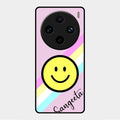 Smiley Glass Case Cover For Vivo X100 Pro 5G