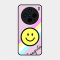 Smiley Glass Case Cover For Vivo X200 5G