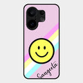 Smiley Glass Case Cover For Vivo X200 Fe 5G